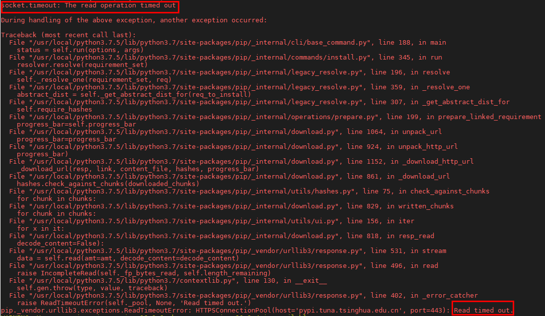 pip tianjia jingxiang_使用pip install提示Read timed out  第1张